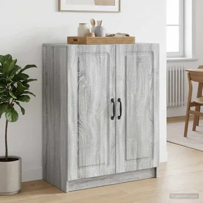 Image de Buffet vidaXL Sonoma gris 66 x 34,5 x 87 cm en aggloméré