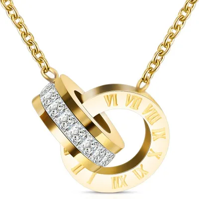 Produktbild von DP-18717 Halskette in Gold – Eleganter Schmuck KP18717