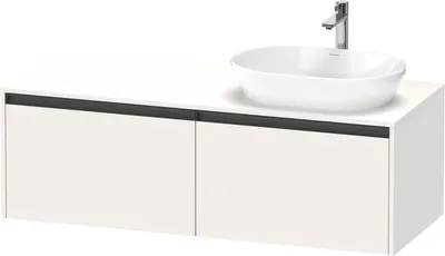 Produktbild von Duravit Ketho.2 Wastafelonderkast 140x55x45,9 cm Supermat Wit