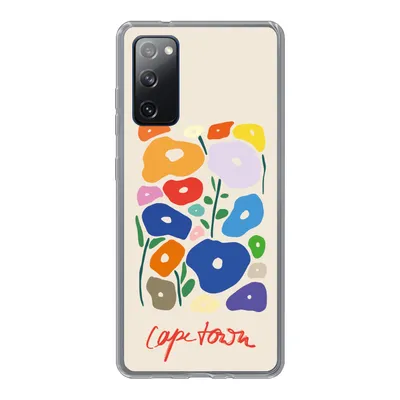 Produktbild von MuchoWow® Handyhülle Schutzhülle Hülle für Samsung Galaxy S20 FE Blume - Abstrakt - Südafrika Silikon Softcase Handy Hülle - Abdeckung