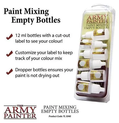 Obrázek produktu pro The Army Painter - Prázdné lahve na míšení barev