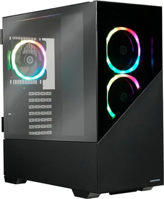 Image de Enermax ECA-EK8-BB-ARGB Enermax PC Case K8 RGB Tempered Glass Mid-Tower ATX Black