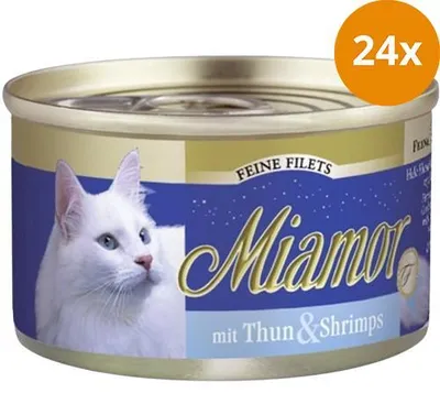 Produktbild von Miamor 4000158740502, Adult, Garnele, Thunfisch, 100 g