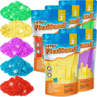 Produktbild von Magisches Sand-Spielset für Kinder, erhältlich in 5 Farben