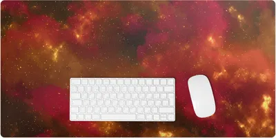 Produktbild von Weltraumnebel – Schreibtischunterlage – Rutschfeste Tischunterlage – Schreibtischmatte für Büro & Zuhause – Schreibunterlage – Mauspad – Tischmatte – 90 x 45 cm