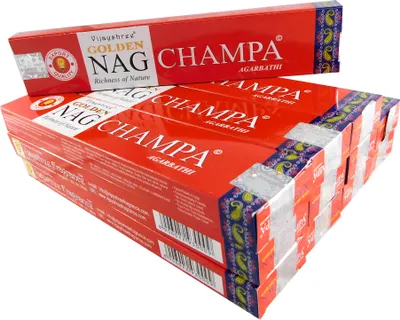 Obrázok produktu pre Vonné tyčinky Golden Nag Champa -- 15 g