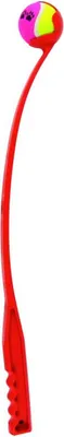Image de Lanceur de balles pour chiens Balle avec lanceur Lancer chercher tirer jouer mâcher 65cm