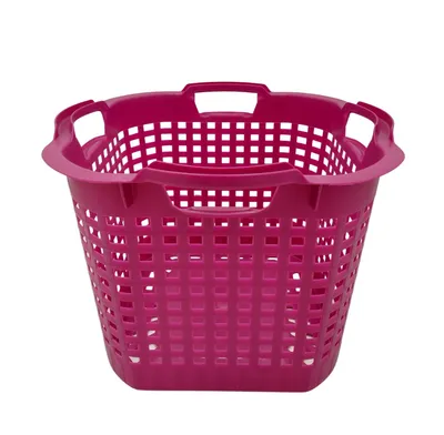 Produktbild von BURI Wäschekorb Set Universalkorb vers. Farben Stapelkörbe Gartenkörbe Korb robust, Farbe:lila, Menge:1 Stück