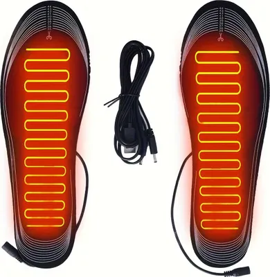Obrázek produktu pro VYHŘÍVANÉ VLOŽKY DO BOT USB OHŘÍVAČE NOHOU TERMICKÉ Univerzální