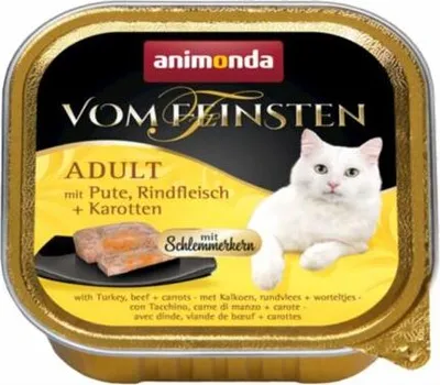 Zdjęcie produktu dla animonda Vom Feinsten 83263, Dorosły, Każda rasa, Wołowina, Marchewkowy, Turcja, 100 g, Nie zawiera ziarna, Bez soi