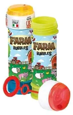 Produktbild von Dulcop Seifenblasenflasche zum Pusten mit Bauernhof-Motiv, 60 ml Inhalt