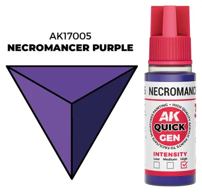 Imagen del producto de AK Interactive QUICK GEN, color púrpura "Necromancer"