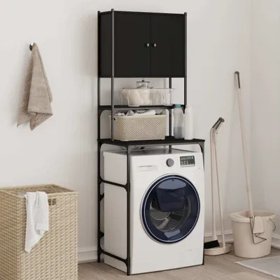 Produktbild von Vidaxx Waschmaschinenschrank 68x48,5x194 cm schwarz