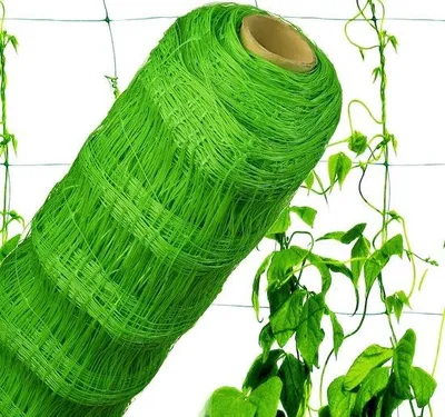 Image de Attaches pour plantes Famanu, adaptés aux tomates, aux roses, aux concombres et autres plantes grimpantes - Filet de support pour plantes, 1,70 m x 20 m