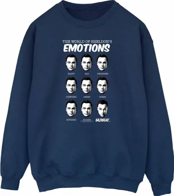 Produktbild von The Big Bang Theory - Sweatshirt für Herren BI575 (XL) (Marineblau)