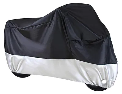 Obrázok produktu pre Ochranný obal na motocykel, veľkosť XXL, vhodný na zimu, vodotesný, materiál: 210D, rozmery: 245x105x125 cm
