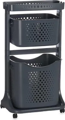 Image de Armoire à roulettes avec deux étagères