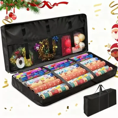 Productafbeelding van Cadeau Inpakpapier met Extra Opbergruimte voor Organisatie
