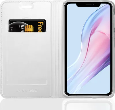 Image de Cadorabo Housse pour Apple iPhone 13 MINI Housse de protection en argent Cover Etui Book Case Booklet