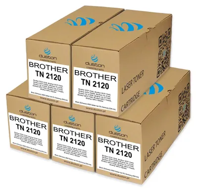 5er-Pack schwarzer Toner TN2120 für DCP-7030/7040/7045, HL-2140/2150/2170