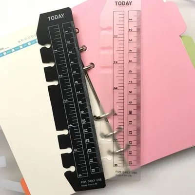 Productafbeelding van INF Multifunctionele boekenlegger liniaal 07-A5 - Zwart