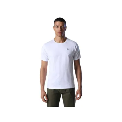 Produktbild von NORTH SAILS Herren-T-Shirt, Rundhalsausschnitt, kurze Ärmel, Baumwolle, Artikel 692812, SS-T-Shirt mit Logo, IT XXL - EU XL - USA L, Cotone 100%