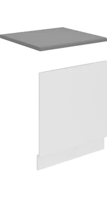 Immagine prodotto di Pannello frontale Belini per lavastoviglie PO. Pannello frontale per lavastoviglie largo 60 cm. Pannello frontale per lavastoviglie senza maniglia, bianco opaco