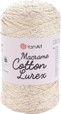 Produktbild von Yarn Art Macrame Baumwolle Polyester 2 mm 205 m 724 Schnur