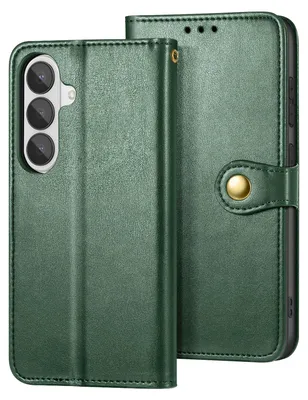Obrázek produktu pro Avizar, pouzdro na telefon Galaxy S26 s magnetickým uzávěrem a poutkem, zelené