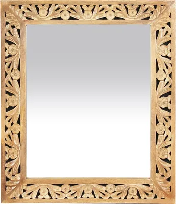 Produktbild von SIT Möbel Wand-Spiegel viereckig | Rahmen Mango-Holz natur | B 68 x T 3 x H 79 cm | 13789-01 | Serie LAKADEE