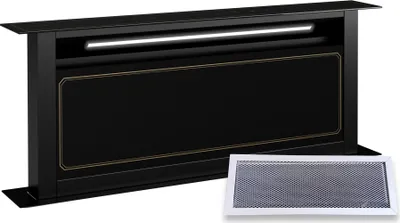 Image de Klarstein Victoria Hotte De Plan De Travail - A++ Énergie, 720 m³/h Débit, Silencieuse 52 dB, Écran Tactile, Filtres Lavables, LED, Hotte Aspirante Moderne, Noir