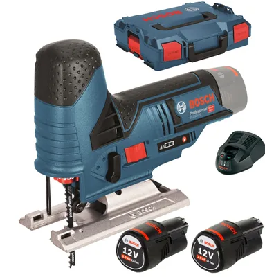 Produktbild von Bosch Akku-Stichsäge GST 12V-70 / 2x 2,0 Ah Akku + Ladegerät in L-Boxx - 06015A1000