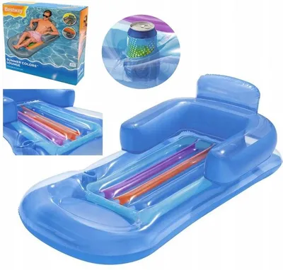Produktbild von 43028 Matratze mit Rückenlehne Wasserstuhl Bestway Blau 161 cm x 84 cm