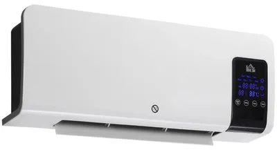 Obrázok produktu pre Kúrenie – Elektrické nástenné kúrenie – Diaľkové ovládanie – 54,5 x 12 x 21,5 cm – 1200-2000 W