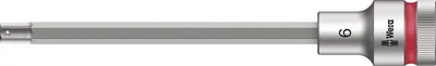 Zdjęcie produktu dla Wera 05003842001, Gniazdko, 1/2", Metryczny, 1 głowic(e), 6 mm, Stal chromowo-wanadowa