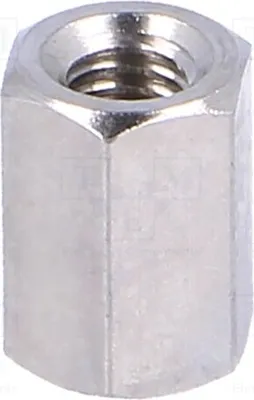 Produktbild von 10x Distanzmuffe mit Gewinde sechskant Innengew: M3 7mm Messing 113X07 Distanzelem