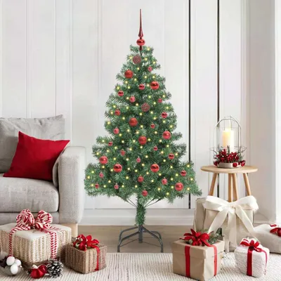 Immagine prodotto di Maison Exclusive - Albero di Natale con 150 LED con supporto verde 150 cm PVC