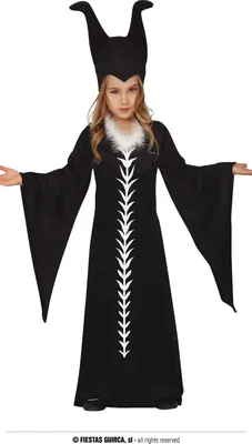 Produktbild von Halloween Hexen Teufel Kostüm 142cm