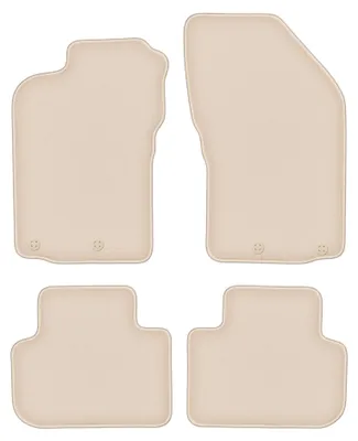 Image de Tapis de sol en moquette pour Alfa Romeo 147 2000-2010 (à hayon) – jeu 4 pièces, beiges, sur mesure – Wielganizator FORTUNA