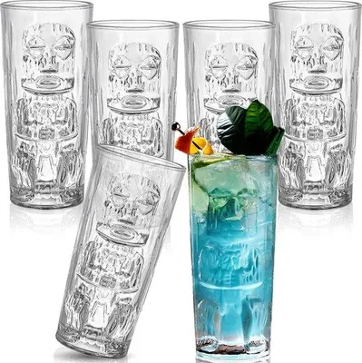 Produktbild von Famanu Tiki Gläser 400ml - 6er Set für Cocktails