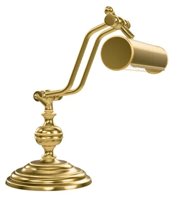 Immagine prodotto di Lampada banker 38 cm E14 in ottone dorato Lampada banker Art Nouveau
