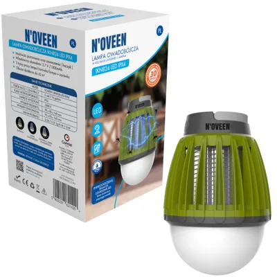Obrázok produktu pre Zabijak hmyzu proti komárom Lampa na ochranu proti škodcom Elektrický zabijak včiel proti komárom IKN824 LED IPX4