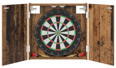 Produktbild von Dartboard Schrank Altholz 56 x 12 x 53,5 cm Holzwerkstoff