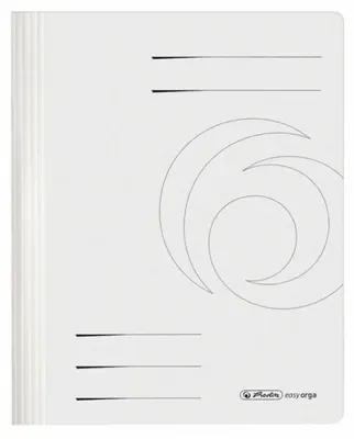 Produktbild von herlitz Schnellhefter Karton DIN A4 – weiß