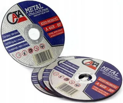 Obrázek produktu pro CATA Kotouč řezný na ocel, nerez, 125×1,0×22,2mm - M08050