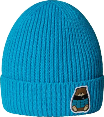 Produktbild von The North Face Kids Tnf Logo Box Cuffed Beani Meridian Blue/Nuptse Be Meridian Blue/Nuptse Be -