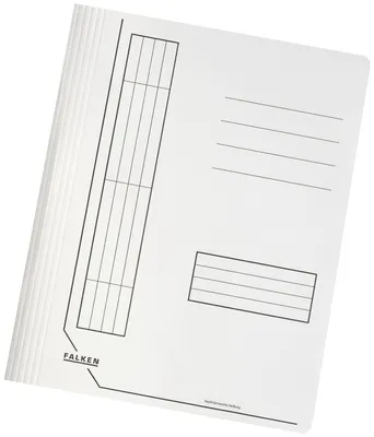 Produktbild von Falken 11285350 Schnellhefter, Manila-RC-Karton, 240g, DIN A4, intensiv weiß