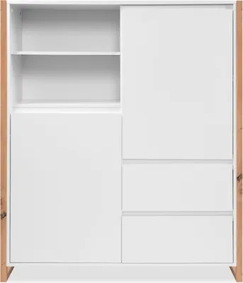 Zdjęcie produktu dla Komoda DENVER z 2 drzwiami i 2 szufladami, szerokość 120 cm