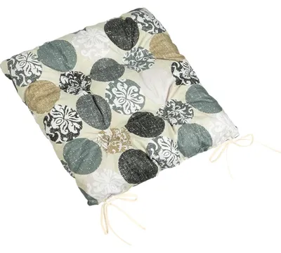 Produktbild von Sitzkissen BERTA gesteppt - 40x40 cm - Grau
