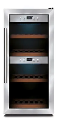 Produktbild von Caso WineMaster 24, Weinkühler mit Kompressor, Freistehend, 24 Flasche(n), 80 W, Silber, Schwarz, Edelstahl